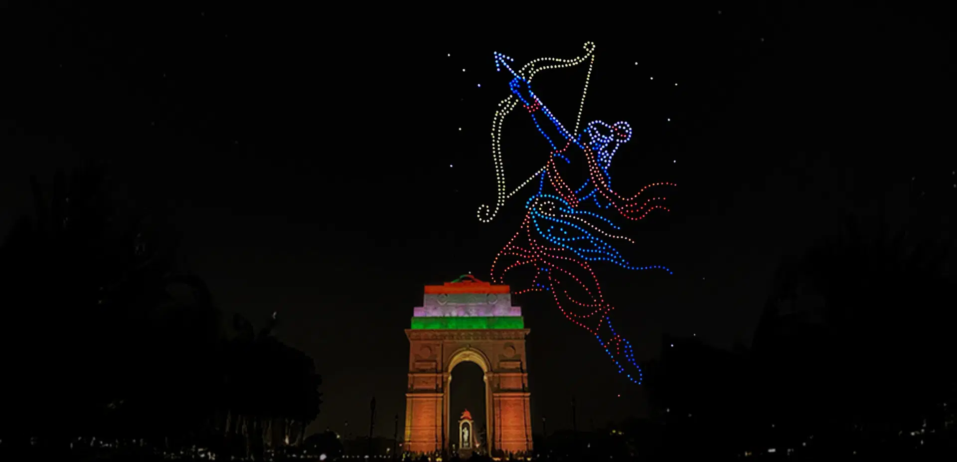 Drone Show at India Gate