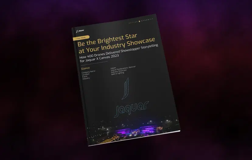 How 400 Drones Delivered Showstopper Storytelling for Jaquar X Canvas 2023