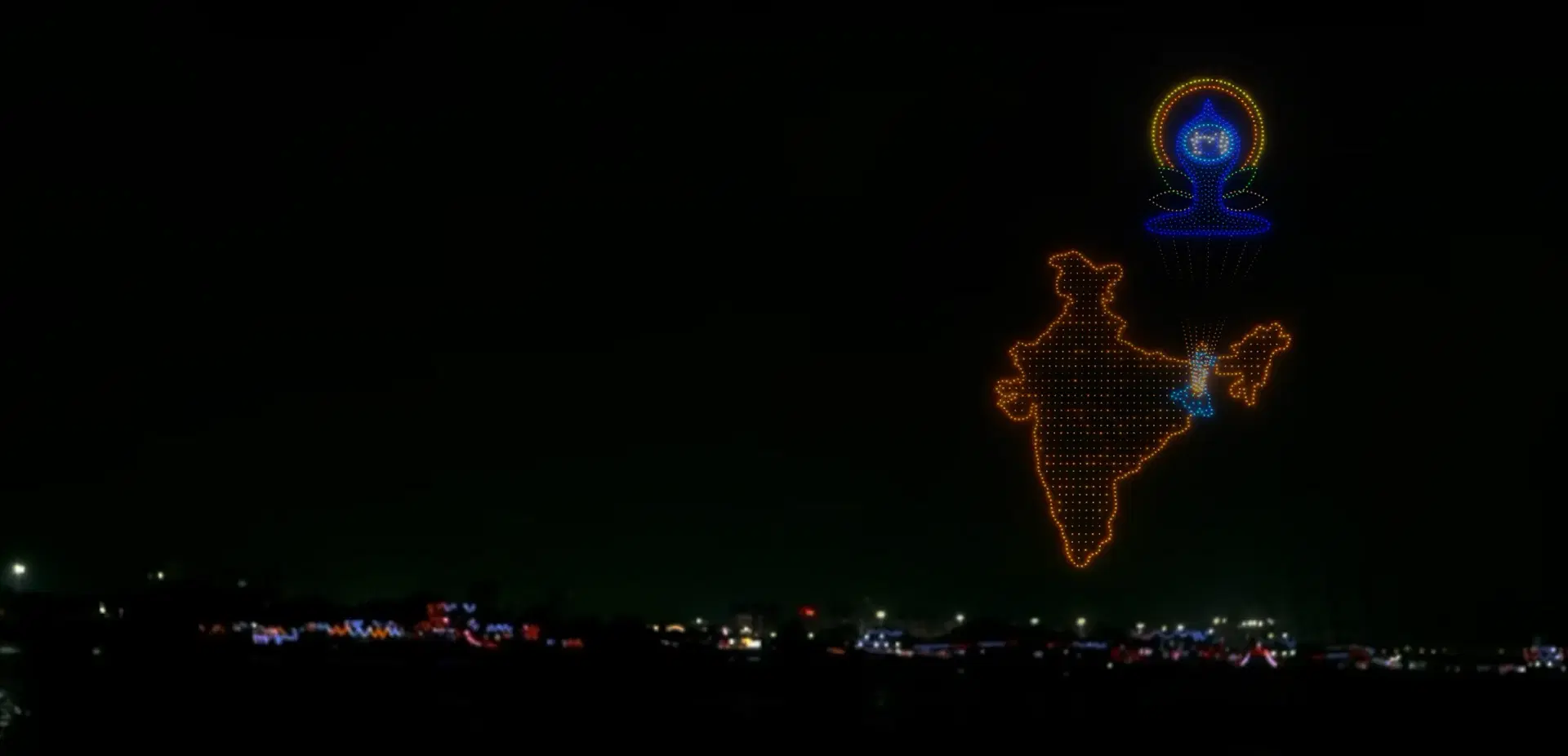 International Yoga Day Drone Show