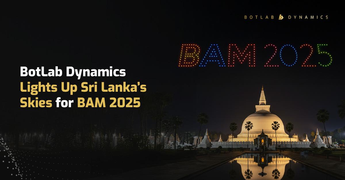 Titan & Tanishq Celebrate BAM 2025 in Sri Lanka with BotLab Drone Shows