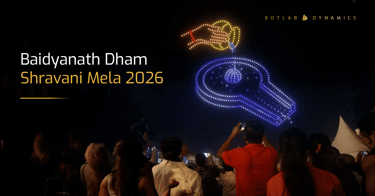 BotLab Dynamics Lit Up the Skies of Deoghar for Shravani Mela 2026