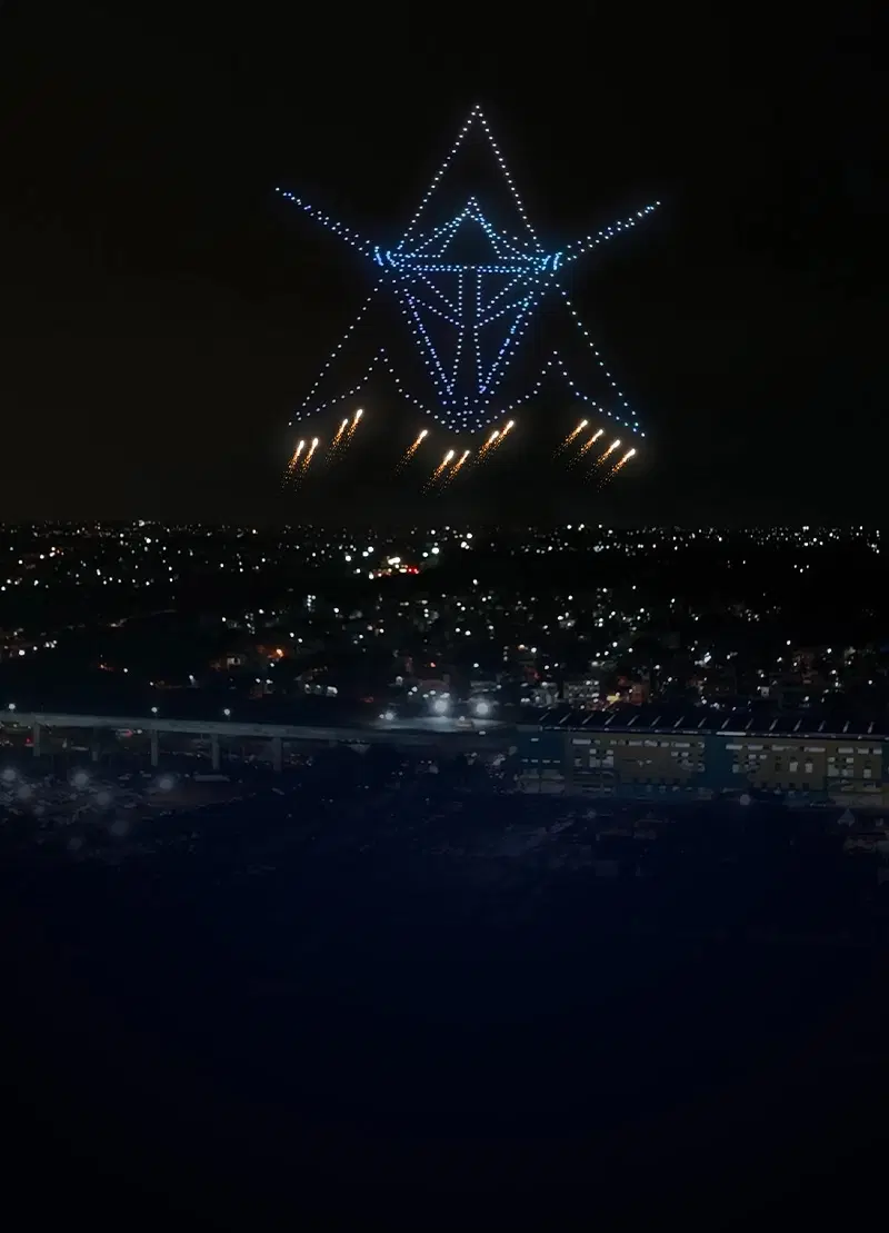Sunburn Festival ft. Alan Walker Drone Show in Bengaluru