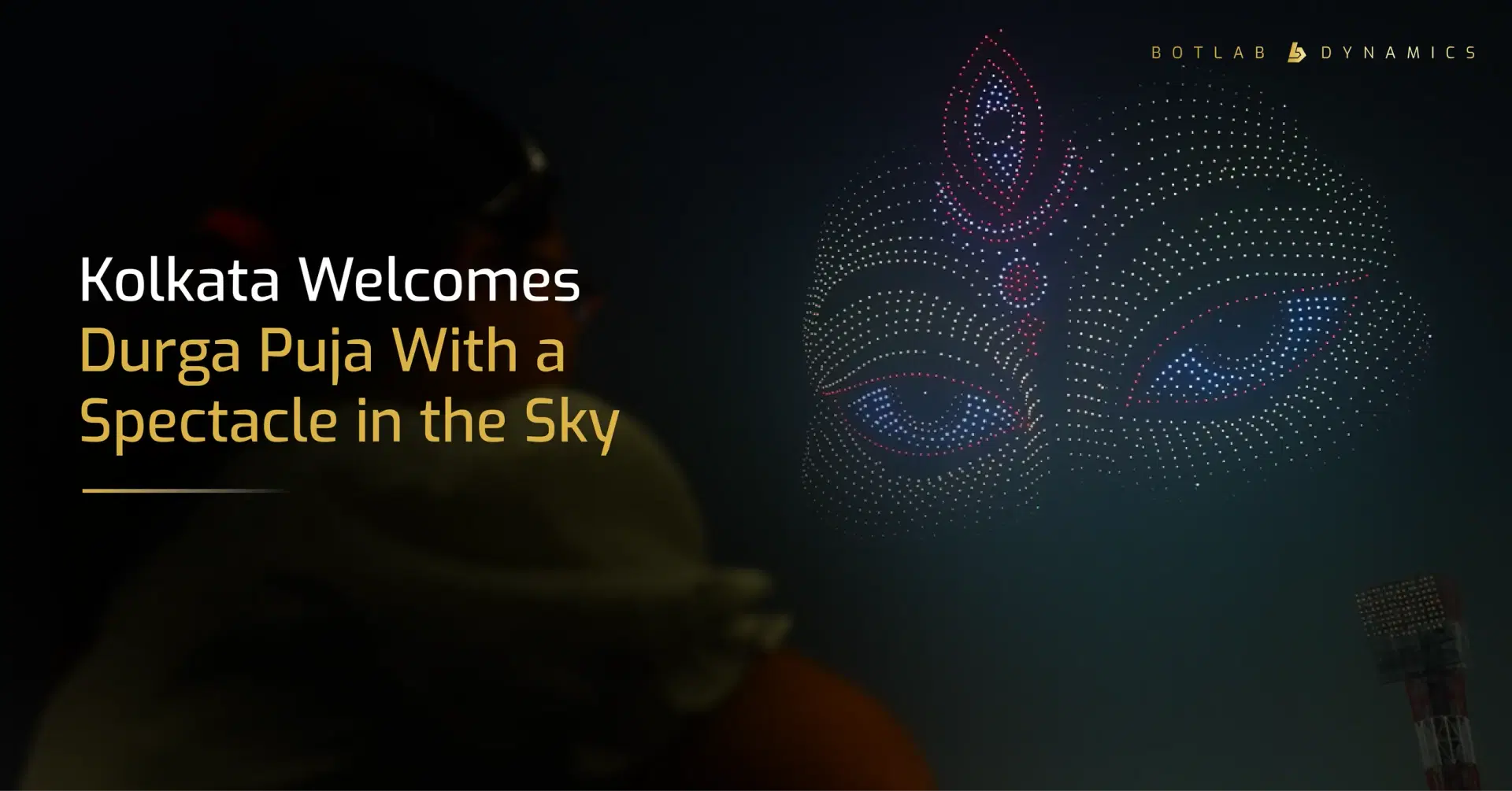 How a Durga Puja Drone Show Brought Mahalaya’s Story to Life Over Kolkata