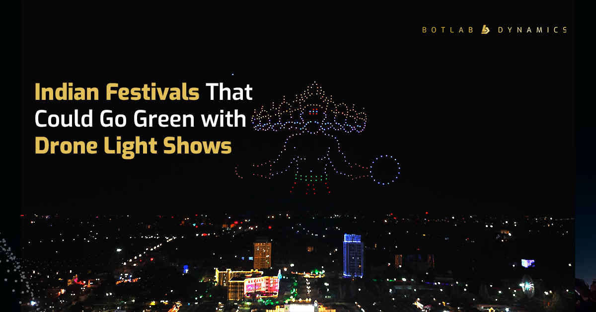 Indian Festivals | Drone Light Show | BotLab Dynamics