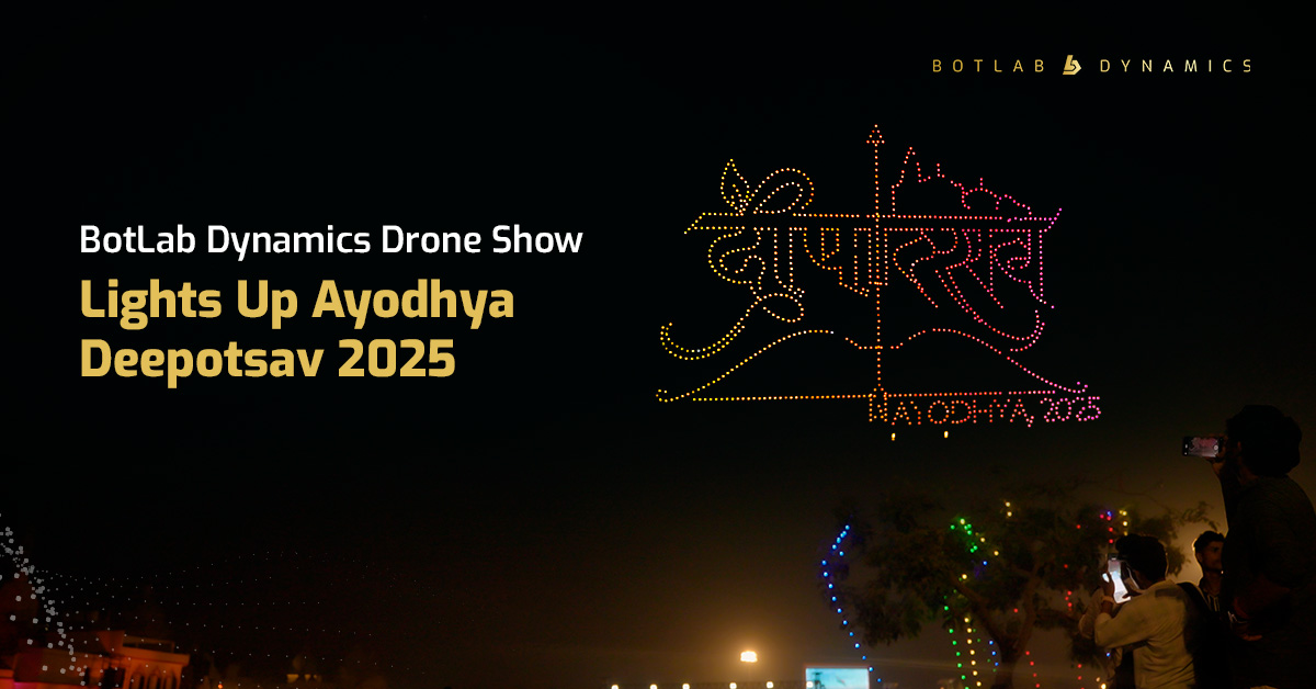  Drone Show Lights Up Ayodhya Deepotsav