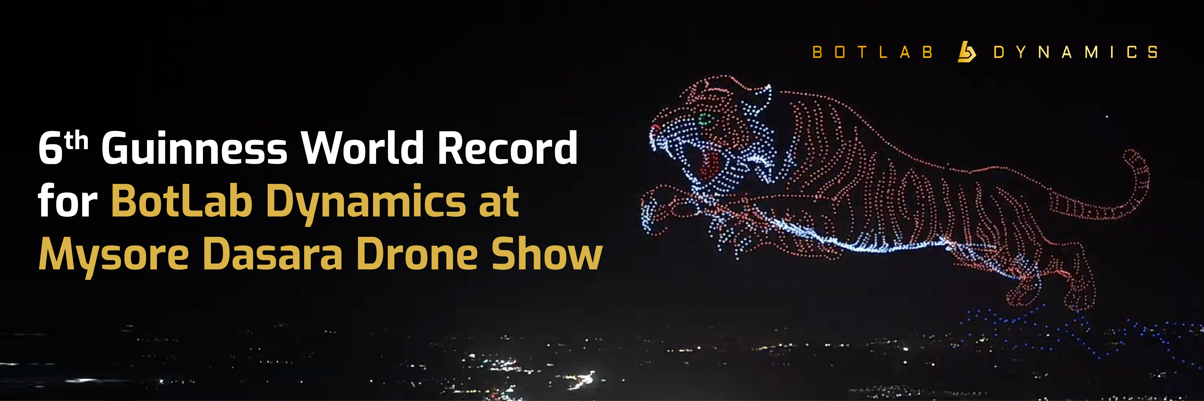 Mysore Dasara Drone Show 2025 | BotLab Dynamics