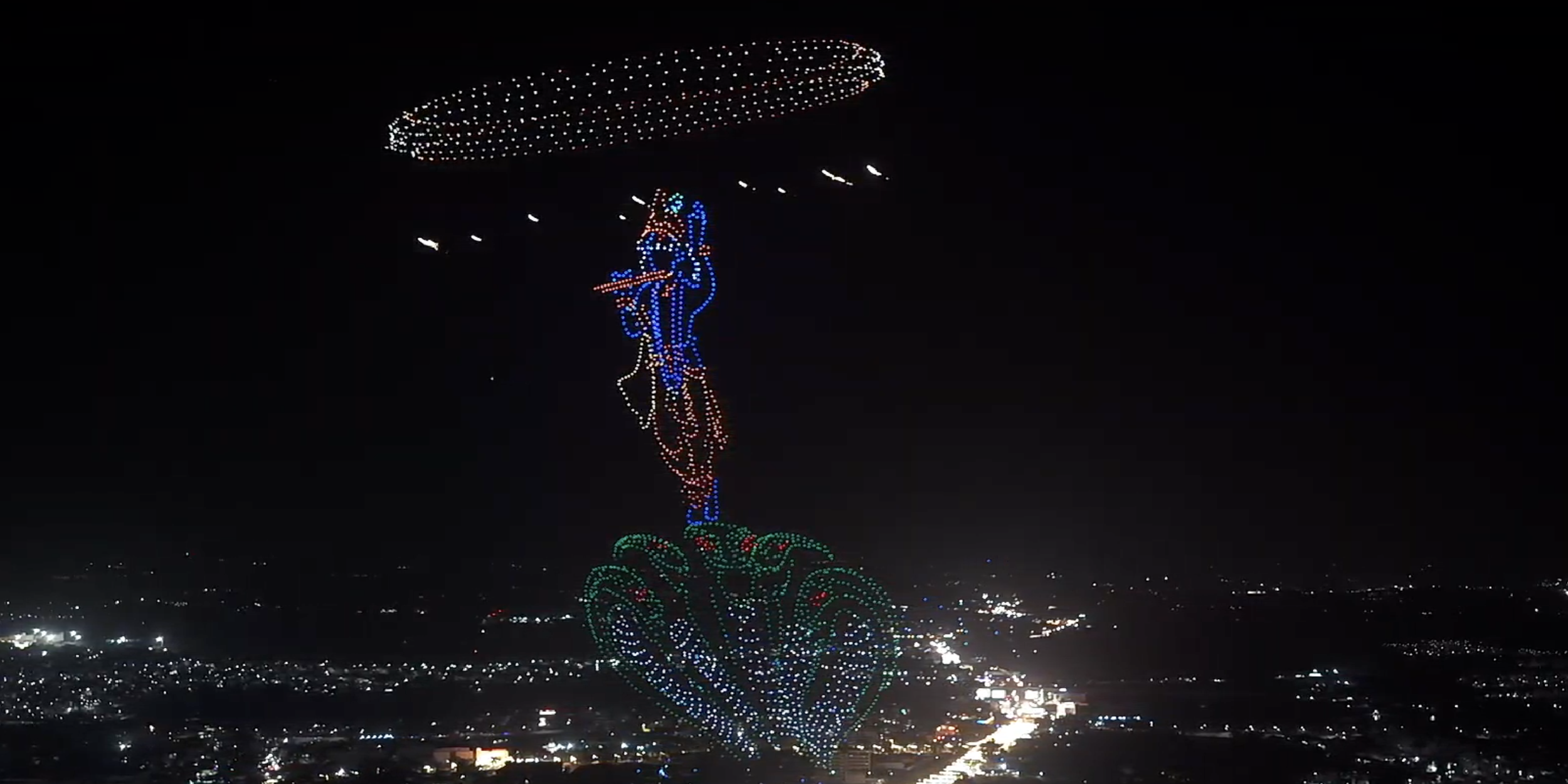 Krishna Drone Art | BotLab Dynamics