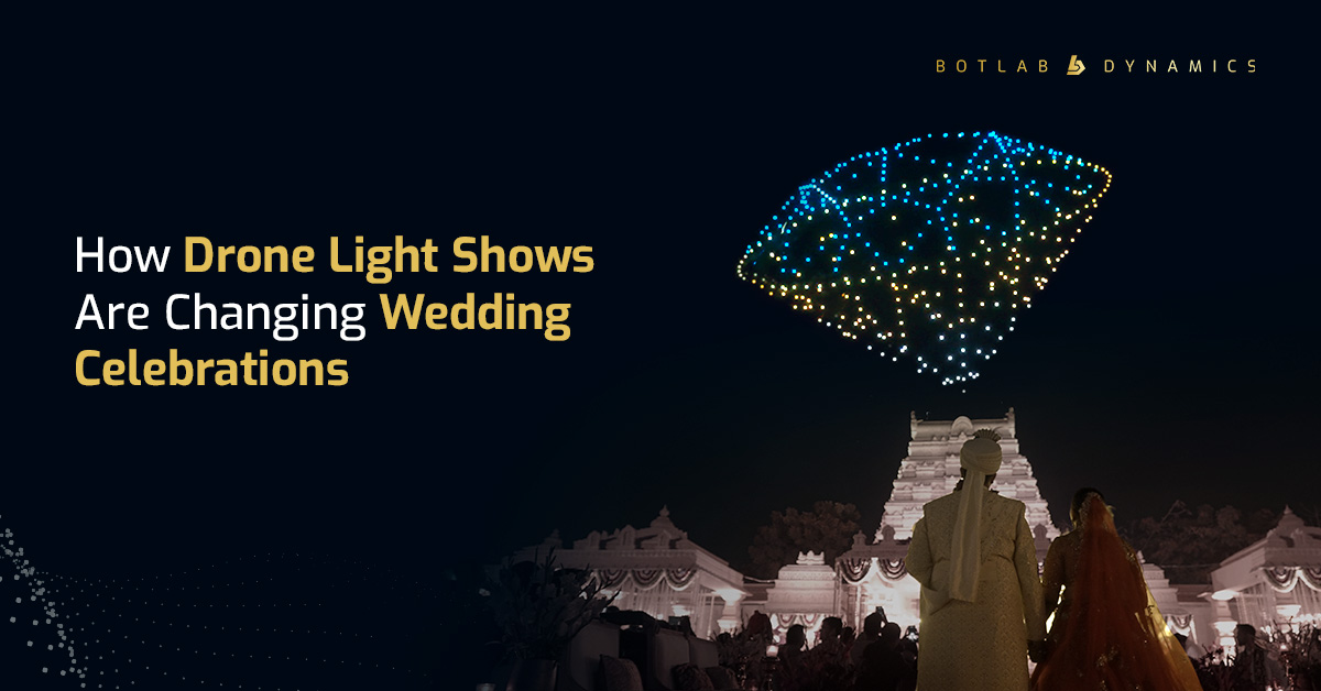 Wedding Celebration Drone Show | BotLab Dynamics