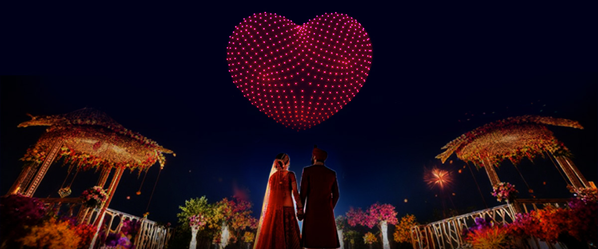 Indian Wedding Drone Show | BotLab Dynamics