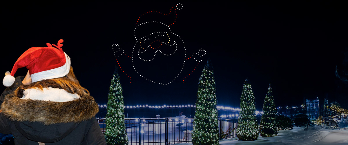 Drone Light Shows to Enhance Christmas 2025