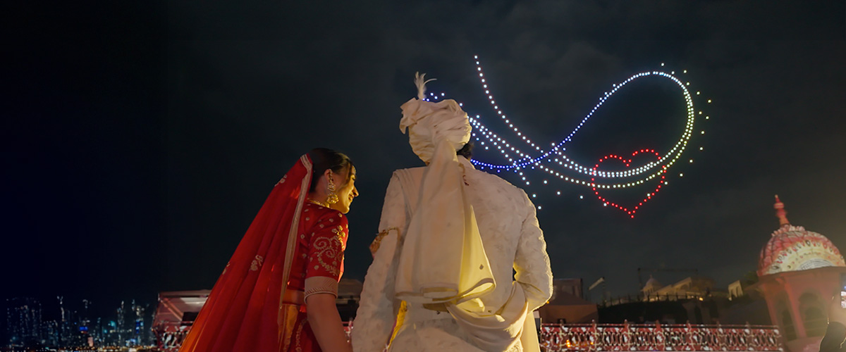 Luxury Wedding Drone Show