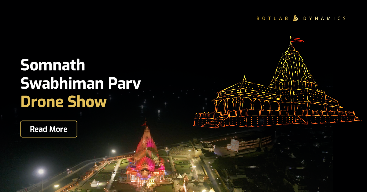 Somnath Drone Show in Gujarat | BotLab Dynamics