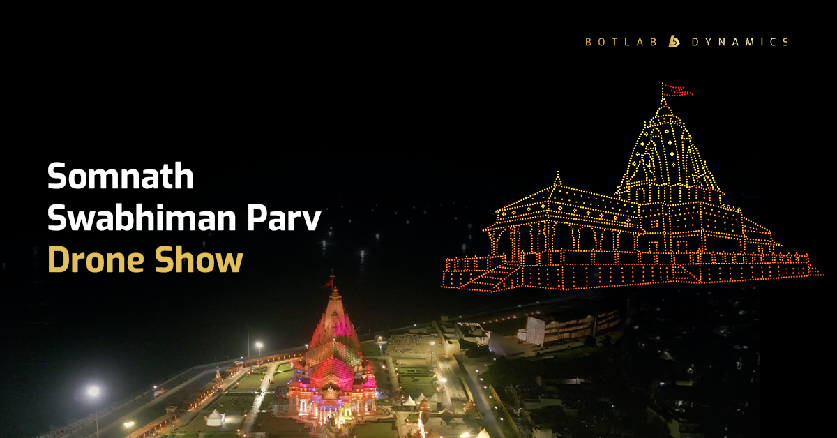 Somnath Drone Show in Gujarat | BotLab Dynamics