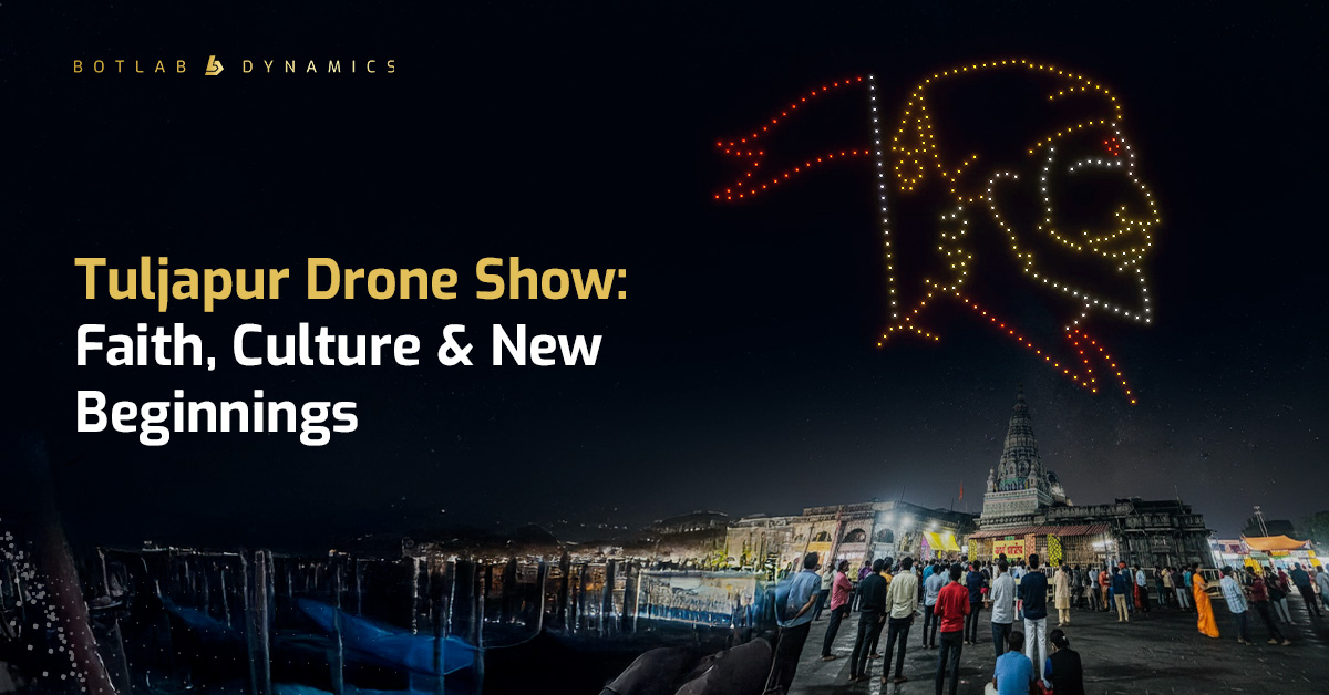 Tuljapur Temple Drone Show 2026 | BotLab Dynamics