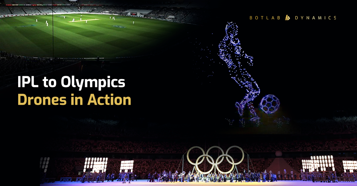 Sports Drone Shows in India | BotLab Dynamics