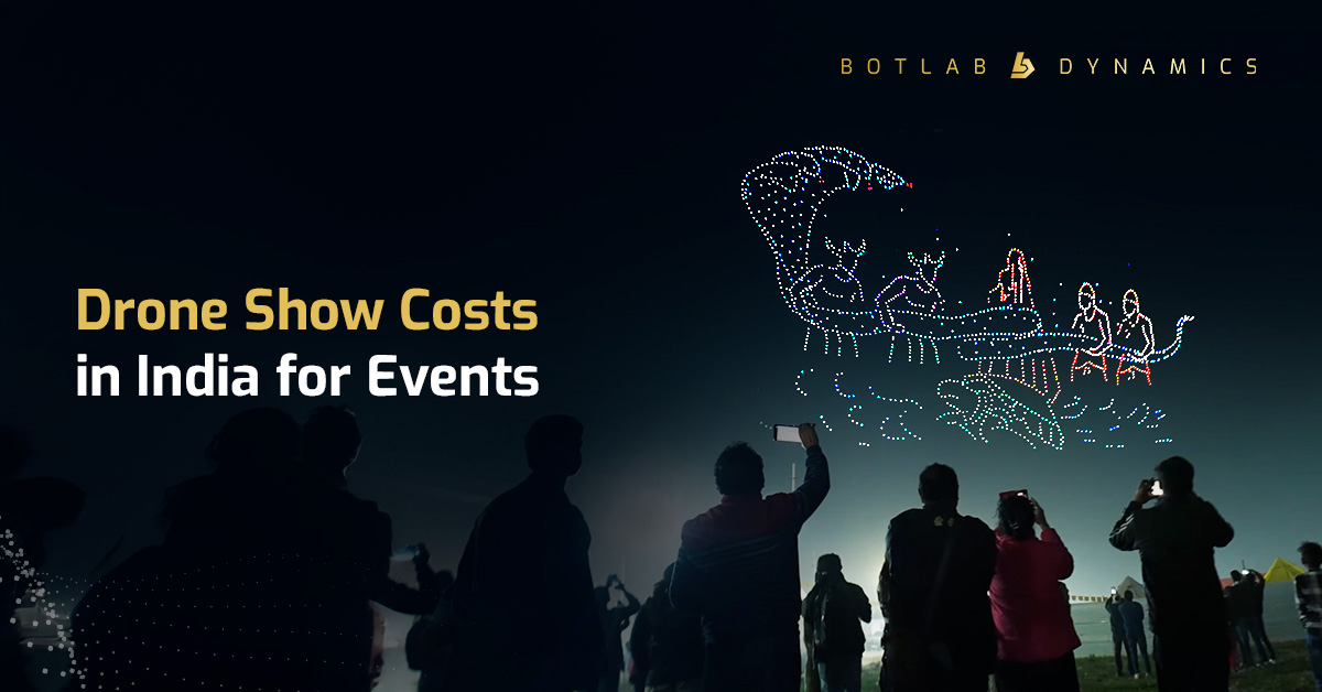 Drone Show Cost in India | BotLab Dynamics