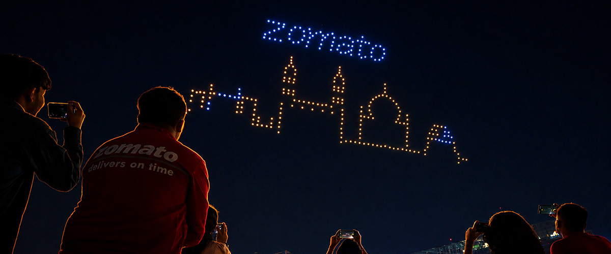 Zomato Drone Show | BotLab Dynamics